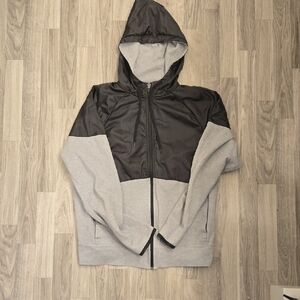 Old Navy Black and Gray Active Hoodie